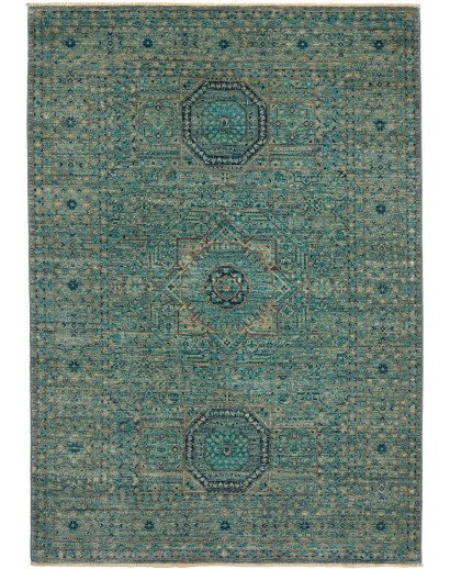 Tappeto Mamlouk Pakistan azzurro 125x179