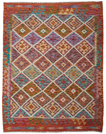 Tappeto Kilim Afghanistan marrone 146x186