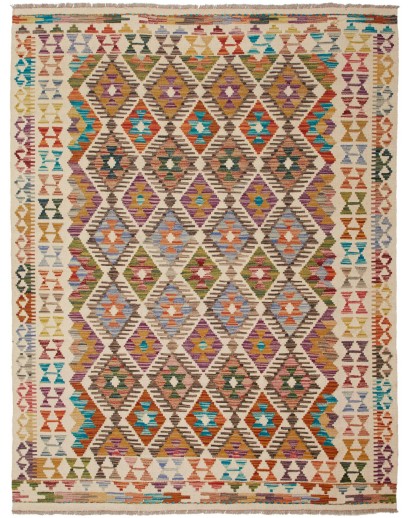 Tappeto Kilim Afghanistan marrone 150x196