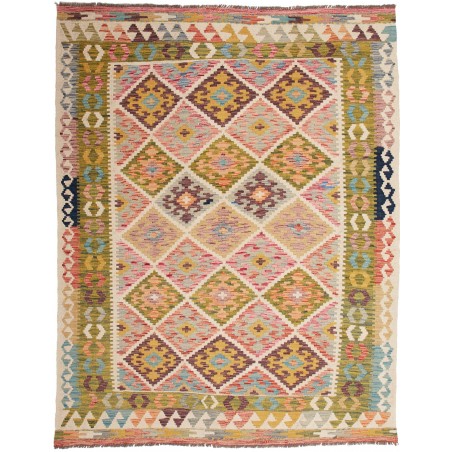 Tappeto Kilim Afghanistan marrone 155x200