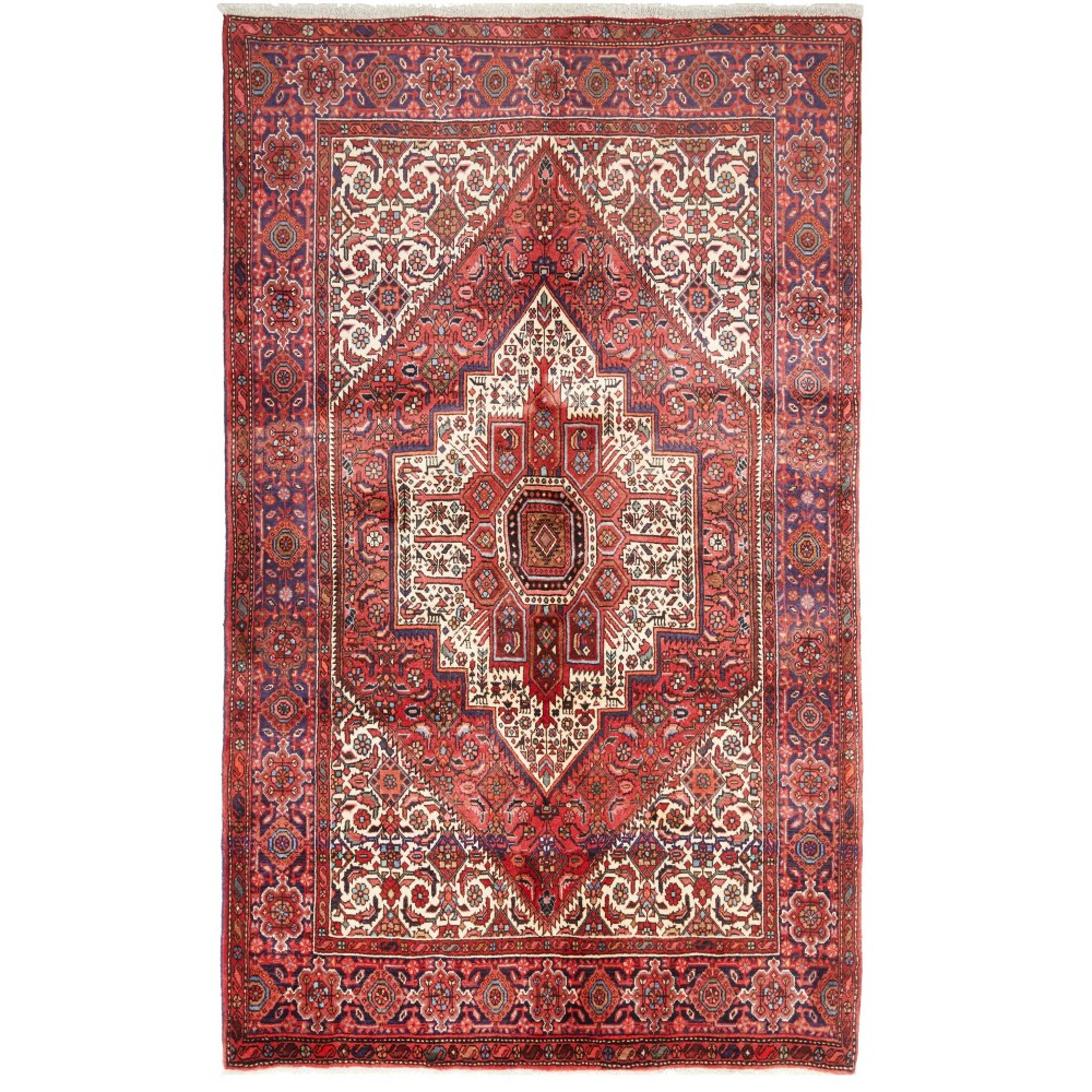 Tappeto Gholtugh Persia marrone arancione 122x200