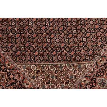 Tappeto Bidjar con seta Persia azzurro 256x355