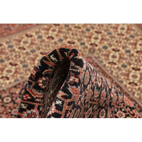 Tappeto Bidjar con seta Persia azzurro 256x355