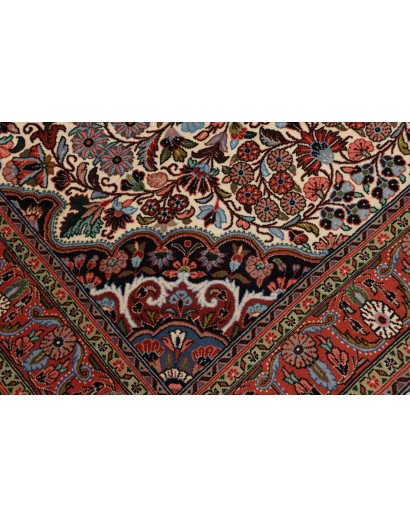 Tappeto Jahrom Persia marrone bianco 137x215