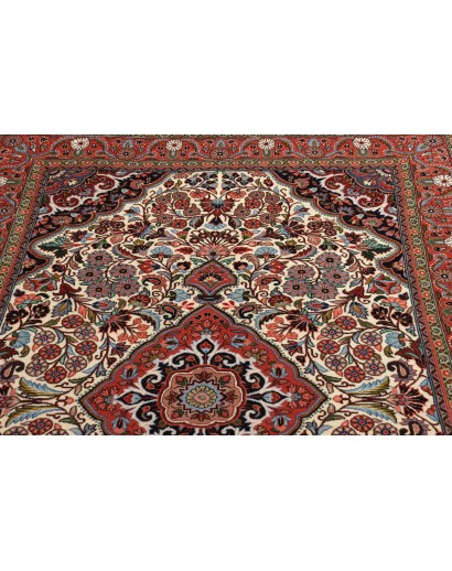 Tappeto Jahrom Persia marrone bianco 137x215