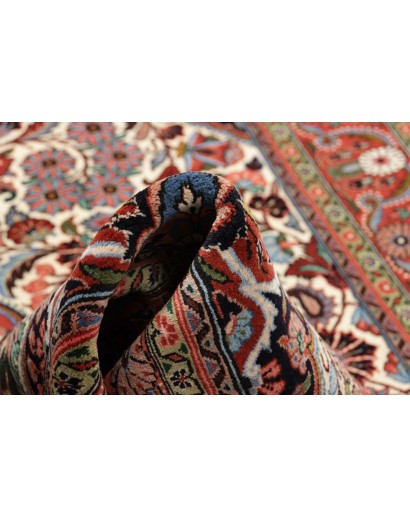 Tappeto Jahrom Persia marrone bianco 137x215