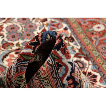 Tappeto Jahrom Persia marrone bianco 137x215