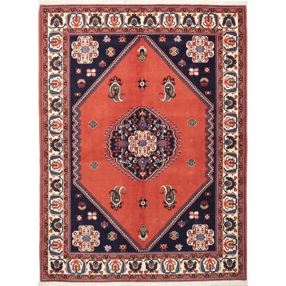 Tappeto Kaschkuli Persia marrone bianco 149x201