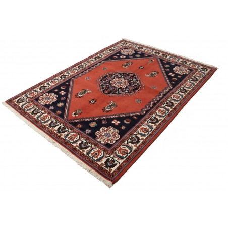 Tappeto Kaschkuli Persia marrone bianco 149x201