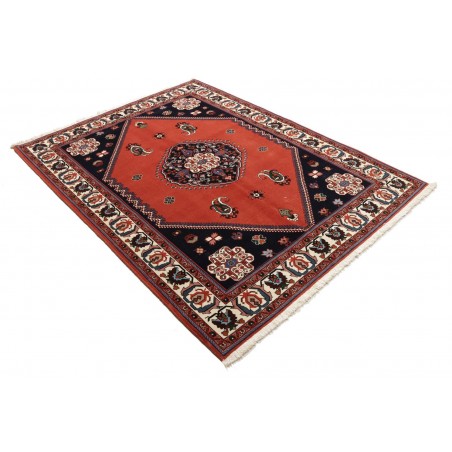 Tappeto Kaschkuli Persia marrone bianco 149x201