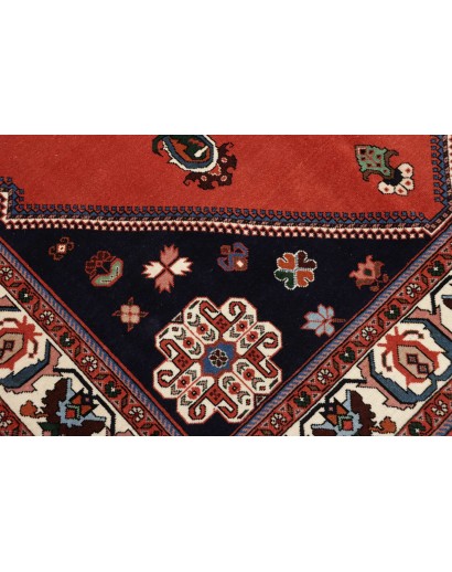 Tappeto Kaschkuli Persia marrone bianco 149x201