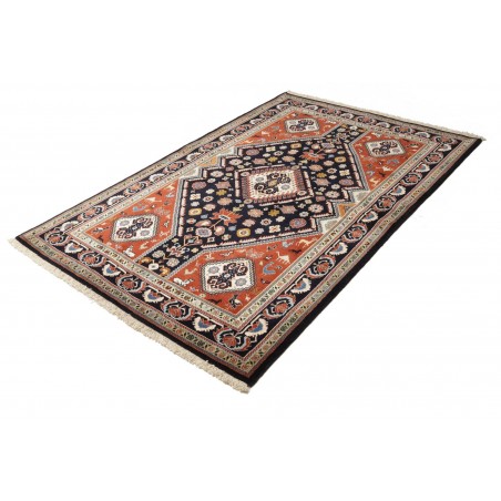 Tappeto Kaschkuli Persia marrone blu 140x215