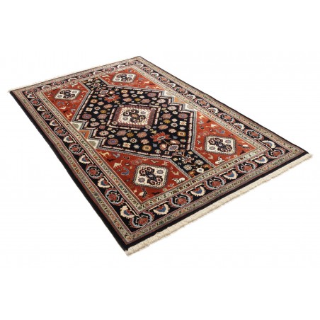 Tappeto Kaschkuli Persia marrone blu 140x215