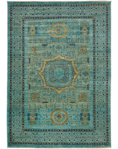 Tappeto Mamlouk Pakistan bianco grigio 207x294