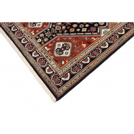 Tappeto Kaschkuli Persia marrone blu 140x215