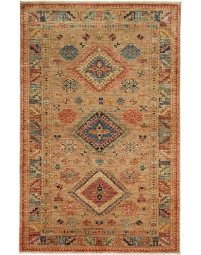 Tappeto Kazak Fine Pakistan arancione 99x155