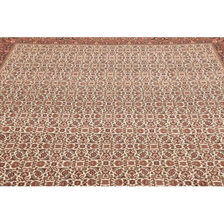 Tappeto Bidjar con seta Persia marrone 250x337