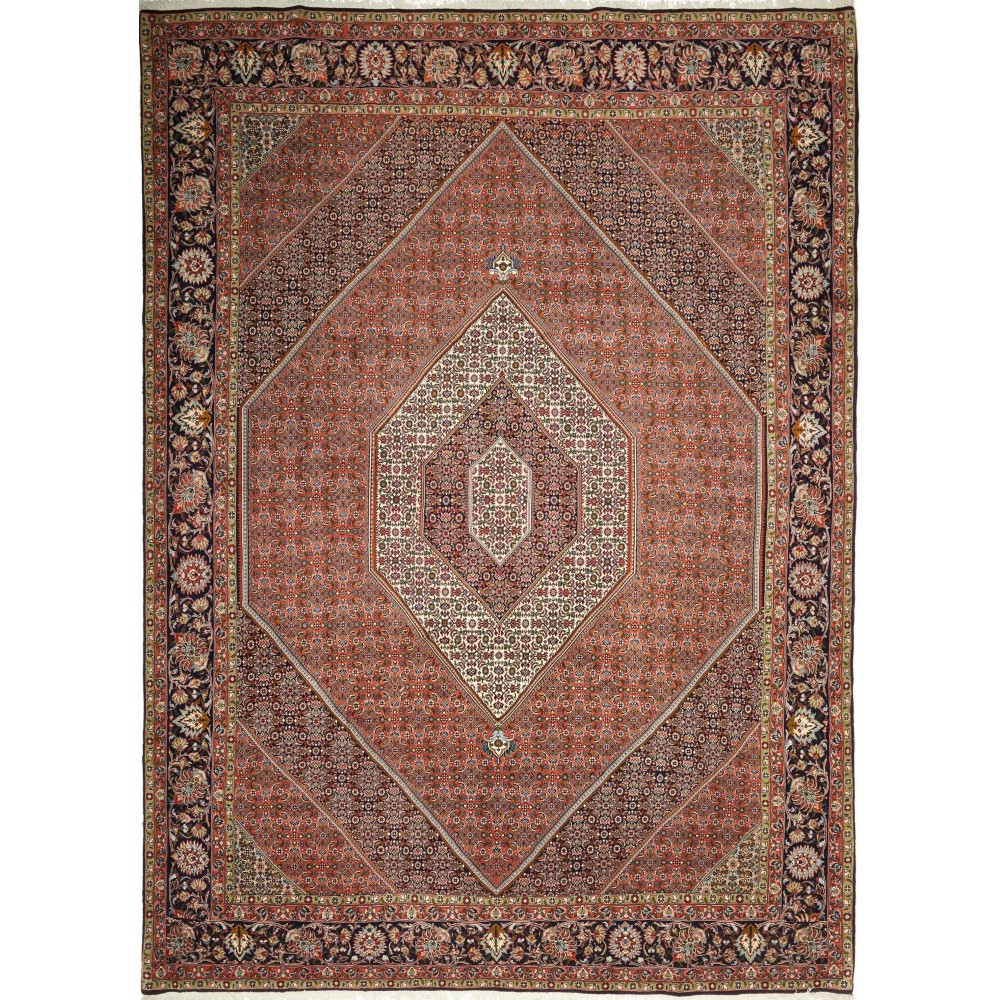 Tappeto Bidjar Persia azzurro bianco 255x347