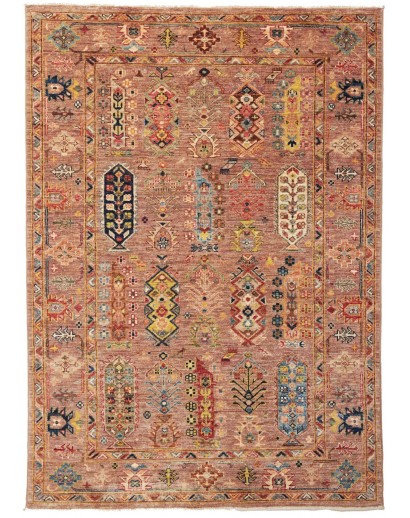 Tappeto Tribal Pakistan marrone 129x180