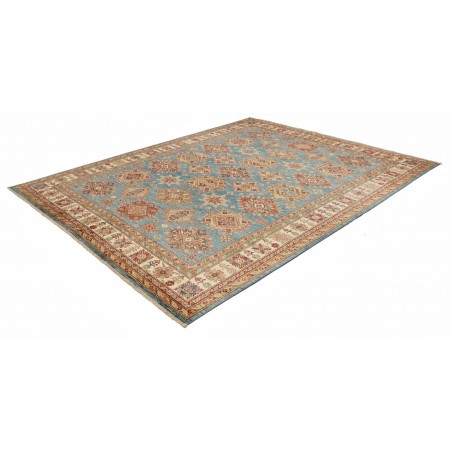 Tappeto Kazak Fine Pakistan bianco marrone 246x303