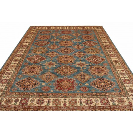 Tappeto Kazak Fine Pakistan bianco marrone 246x303