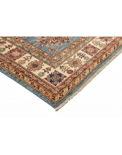 Tappeto Kazak Fine Pakistan bianco marrone 246x303