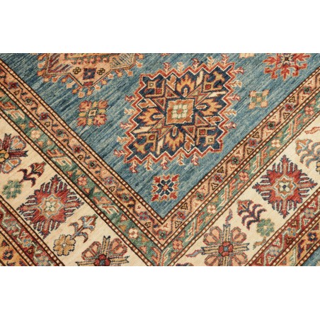 Tappeto Kazak Fine Pakistan bianco marrone 246x303