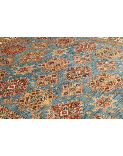 Tappeto Kazak Fine Pakistan bianco marrone 246x303