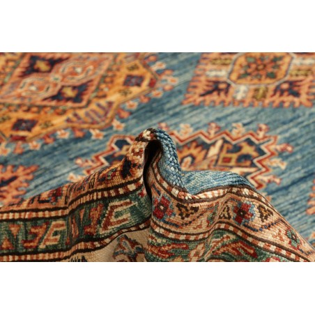 Tappeto Kazak Fine Pakistan bianco marrone 246x303