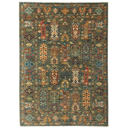 Tappeto Tribal Pakistan azzurro verde 124x171