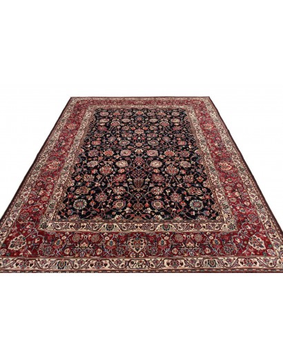 Tappeto Mashad Fine Persia marrone blu 194x277
