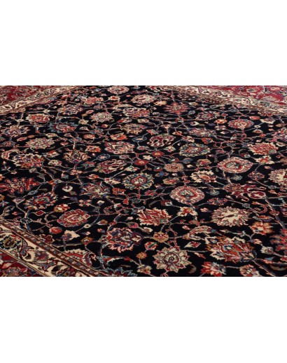 Tappeto Mashad Fine Persia marrone blu 194x277