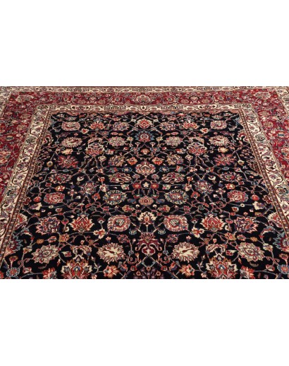 Tappeto Mashad Fine Persia marrone blu 194x277