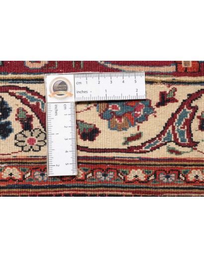 Tappeto Mashad Fine Persia marrone blu 194x277