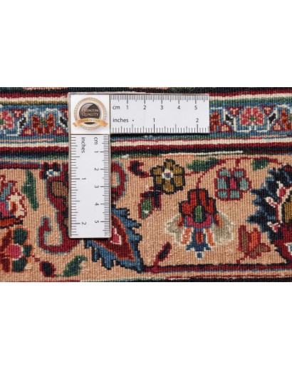 Tappeto Mashad Fine Persia marrone azzurro 300x403