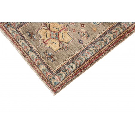 Tappeto Kazak Fine Pakistan marrone azzurro 79x295