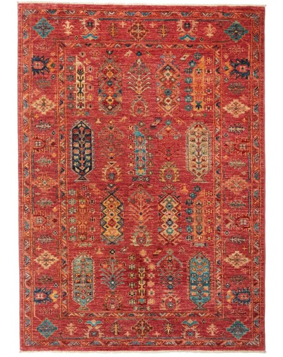 Tappeto Tribal Pakistan marrone grigio 127x176