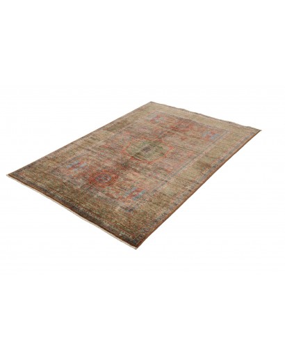 Tappeto Mamlouk Pakistan azzurro marrone 126x182