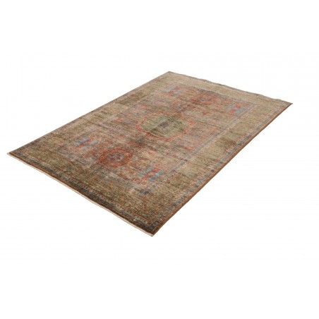 Tappeto Mamlouk Pakistan azzurro marrone 126x182