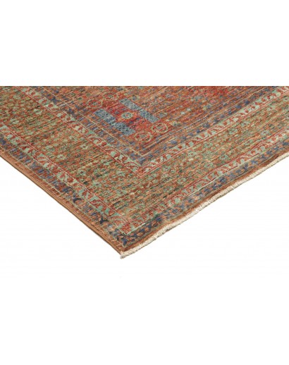 Tappeto Mamlouk Pakistan azzurro marrone 126x182