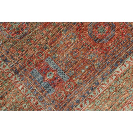 Tappeto Mamlouk Pakistan azzurro marrone 126x182