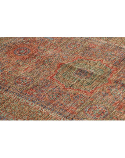Tappeto Mamlouk Pakistan azzurro marrone 126x182