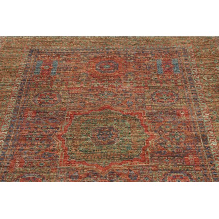 Tappeto Mamlouk Pakistan azzurro marrone 126x182
