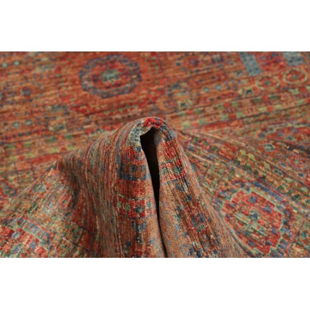 Tappeto Mamlouk Pakistan azzurro marrone 126x182