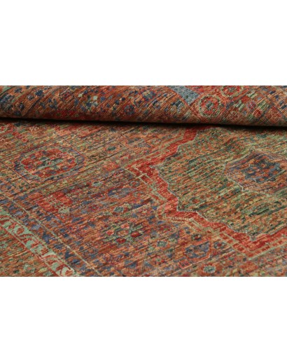 Tappeto Mamlouk Pakistan azzurro marrone 126x182