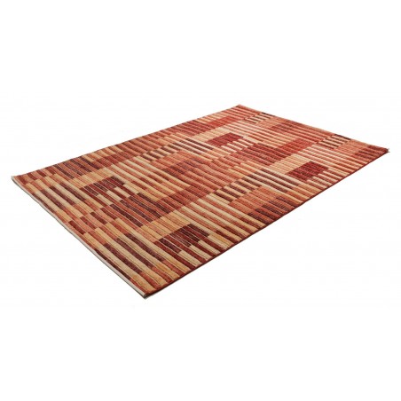 Tappeto Barjesta Pakistan rosso giallo 168x244