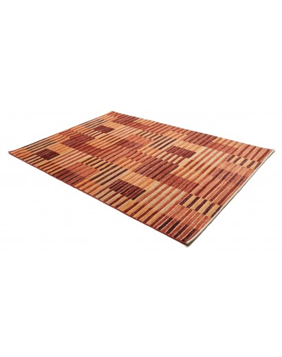Tappeto Barjesta Pakistan rosso giallo 168x244