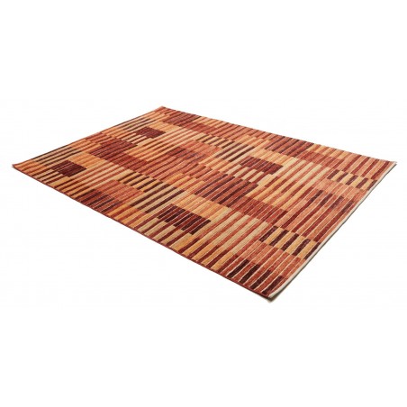 Tappeto Barjesta Pakistan rosso giallo 168x244