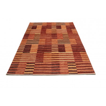 Tappeto Barjesta Pakistan rosso giallo 168x244