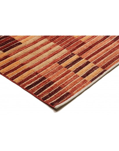Tappeto Barjesta Pakistan rosso giallo 168x244